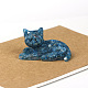 Natürliche blaue Opalkatzen-Ausstellungsdekorationen WG85528-13-1