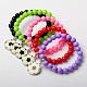 Акриловые эластичные браслеты для детей BJEW-JB01219-1