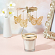 430 and 201 Stainless Steel Rotating Candlestick Tealight Candle Holder DJEW-WH0039-25A-G-4