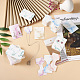 Fashewelry 210Pcs Marble Pattern Paper Hair Ties & Earring Display Card Sets CDIS-FW0001-03-5