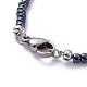 Glasperlen Perlen Armbänder BJEW-JB05255-05-3
