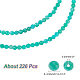 Nbeads environ 226 pièce de perles de pierres précieuses à facettes micro de 3~3.5 mm G-NB0004-11-2