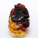 Buddhist Jewelry Findings Resin Imitation Amber Links RESI-L003-05-2