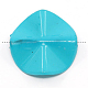 Opaque Plastic Acrylic Twist Flat Round Beads MACR-M002-03-2