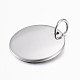 Smooth Surface 304 Stainless Steel Pendants STAS-H424-26P-2