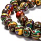 Synthetic Malachite Beads Strands X-G-I199-32-10mm-G-2