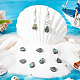 Benecreat 10 pièces coquille d'ormeau naturel/perles de coquille de paua SSHEL-BC0001-21-4