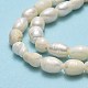Fili di perle di perle d'acqua dolce coltivate naturali PEAR-J006-08B-01-4