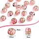 50 pièces 10 styles série rose perles européennes au chalumeau faites à la main LPDL-SZ0001-03P-2
