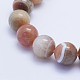 Chapelets de perles en agate naturelle du Botswana G-L478-42-14mm-2