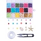 15 couleurs de perles d'argile polymère faites à la main écologiques DIY-JP0005-47-4mm-1