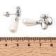 Ohrstecker aus Messing mit Emaille-Besatz&nbsp;KK-CBAB173-02A-P-5