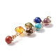 Chakra edelstein perlen große anhänger PALLOY-JF01626-3