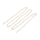 Handgemachte natürliche Süßwasserperlen Perlenketten AJEW-JB01088-01-3