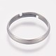 316 Surgical Stainless Steel Finger Ring Settings X-STAS-I090-02P-3