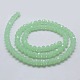 Imitation Jade Glass Bead Strands EGLA-J047-8x6mm-39-3