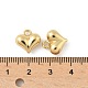 Сердце латунные амулеты KK-M327-02A-G-3