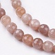 Chapelets de perles de sunstone naturelle naturelles X-G-J157-6mm-08-3