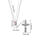 5 collar de cuentas de rosario. NJEW-SW00017-7