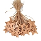 Étiquettes-cadeaux suspendues en papier étoile sur le thème de Thanksgiving PAAG-PW0001-156-2
