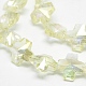 Electroplate Glass Beads Strands EGLA-N0001-29-C03-1