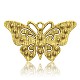 Oro antico ha placcato strass lega farfalla grandi ciondoli RB-J234-05AG-2