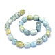 Chapelets de perles en aigue-marine naturelle G-O173-032-2