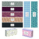 Pandahall elite 90pcs 9 style abstrait texture motif savon fait main étiquette en papier DIY-PH0005-79-1