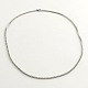 304 Stainless Steel Box Chain Necklaces NJEW-R223-02-1