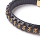 Bracelets de cordon en cuir BJEW-F368-08-3