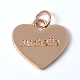 Heart with Words Alloy Pendants PALLOY-AD37729-FF-2