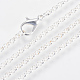 Eisen Rolo Ketten Halskette machen X-MAK-R017-60cm-S-1