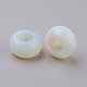 Synthetische Opalit europäischen Perlen X-G-G740-12x6mm-20-2