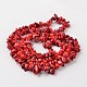 Nuggets Natural Red Coral Bead Strands G-M344-09-2