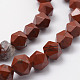 Natural Red Jasper Beads Strands G-F523-27-10mm-3