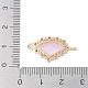 Позолоченные латунные подвески с прозрачным фианитом KK-L218-002G-04-3