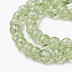 Chapelets de perles en verre craquelé GLAA-F098-02C-27-3