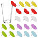Silicone Wine Glass Charms AJEW-WH0038-46-1