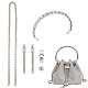 Kits de cordon de serrage et de poignée de sac fourre-tout en fer bricolage FIND-WH0036-55P-1