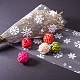Cintas de malla decorativa de copo de nieve OCOR-P010-G01-5