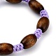 Braccialetti di perline intrecciati per bambini con cordoncino coreano cerato regolabile BJEW-JB05437-04-2