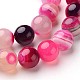 Natural Striped Agate/Banded Agate Beads Strands G-D845-01C-6mm-3