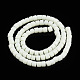 Chapelets de perles en verre opaques solides GLAA-N047-09-F01-2