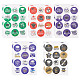 Craspire 10 лист 5 цвета выпускной тематические круглые бумажные наклейки в горошек DIY-CP0007-86-1