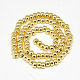 Electroplate Non-magnetic Synthetic Hematite Beads Strands G-Q465-38G-2