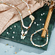 PH PandaHall 300pcs Natural Amazonite Beads 2 Strands 4mm Flower Gemstone Beads Loose Precious Gemstone Heishi Disc Stone Beads Flat Round Spacer Beads for Beading Jewelry Making G-PH0002-29-5