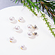 Poussoirs d'oreilles en perles acryliques OACR-WH0002-01C-4