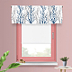SUPERDANT Tree Branches Window Curtain Valance Blue Toned Window Treatment Valances Small Window Kitchen Curtains for Bedroom Living Room Bath Dining Room Cafe Laundry Home Decor 132x46cm/52 * 18in AJEW-WH0506-007-6