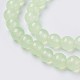 Natürliche weiße Jade perlen Stränge G-G756-M-6mm-4