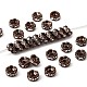 Messing Strass Zwischen perlen&nbsp;RB-A014-L4mm-01R-NF-1